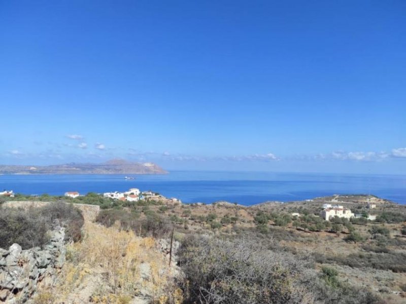 Kokkino Chorio Kreta, Kokkino Chorio: Riesiges Grundstück mit Meerblick zu verkaufen Grundstück kaufen